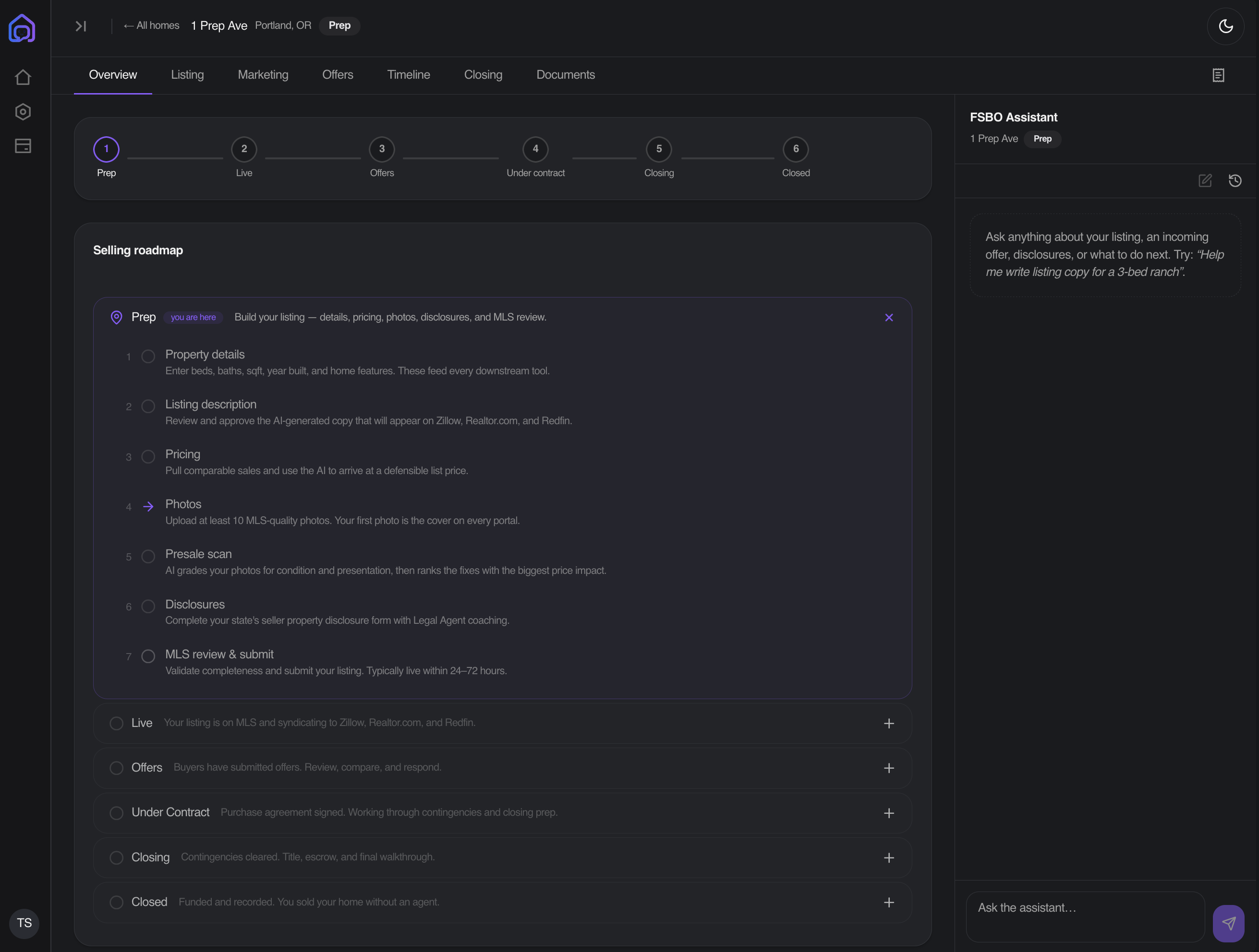 Selfana seller dashboard preview